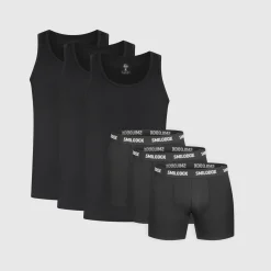 Modal Boxershorts & Unterhemd 3er Pack