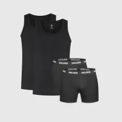 Modal Boxershorts & Unterhemd 2er Pack