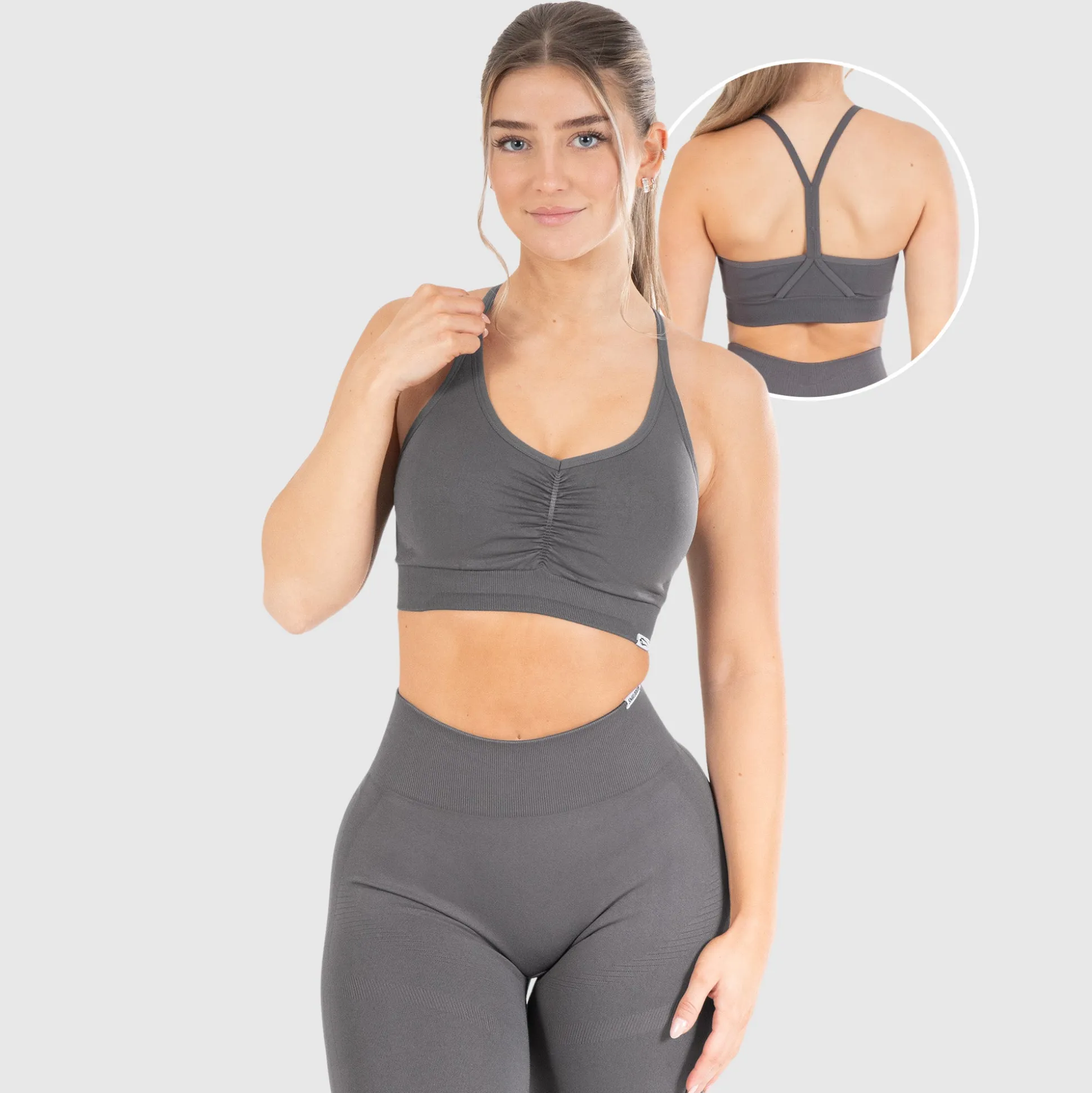 Sport BH Solid Scrunch