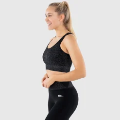 Sports bra head up high